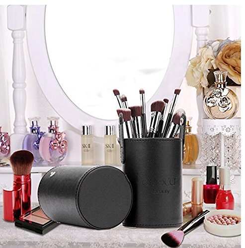 Estuche Brochas Maquillaje Make Up Pinsel Halter (Black)