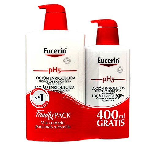 Eucerin - pH5 Loción Enriquecida, 1 L + 400 ml Eucerin Ph5 Locion Enriquecida gratis