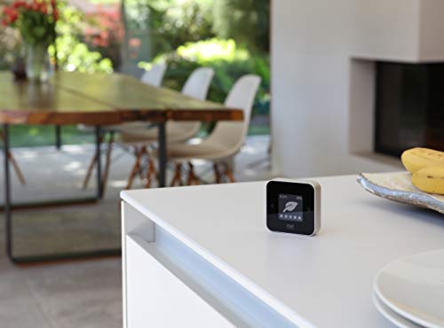 Eve Room - Monitor de calidad del aire, última generación, non occorrono bridge o gateway, negro (Apple HomeKit)