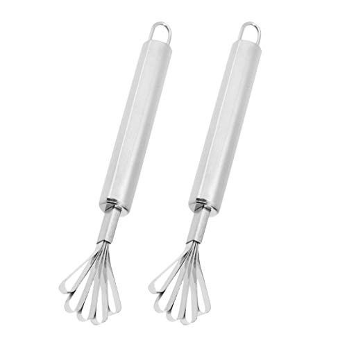 FBGood - Removedor de Escamas de Pescado de Acero Inoxidable, Herramienta de raspado de Cocina, 2 pc