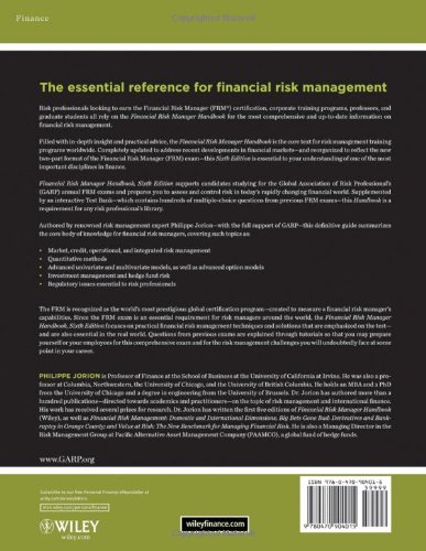 FINANCIAL RISK MANAGER HANDBK: Frm Part I / Part II: 625 (Wiley Finance)