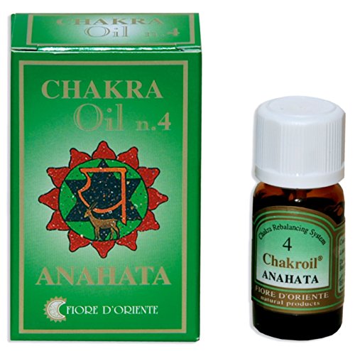 Fiore D 'oriente 4th chakra Anahata botella de aceites esenciales 10 ml, verde