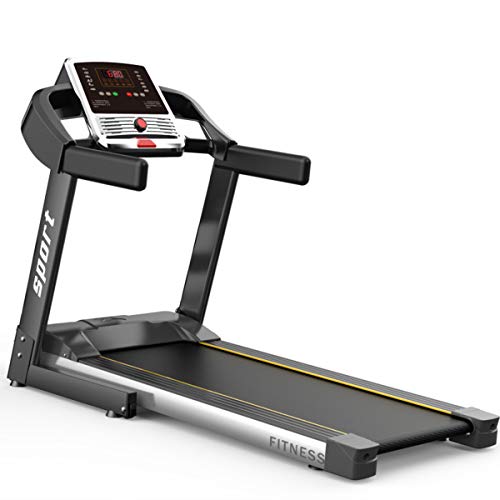 Fitness Club EléCtrico Caminadora,Rueda De Andar,Fitness Cinta De Correr Plegable De Alta-Velocidad, Correr MáQuina,Control De Pantalla LCD, OperacióN Simple Y Peso Ligero