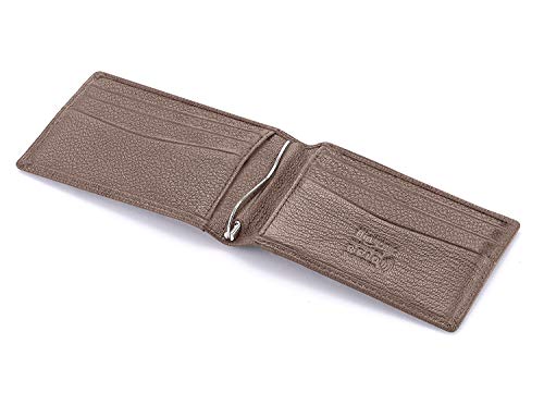 flintronic® Cartera Tarjeta de Crédito, Slim RFID Bloqueo Monedero de Cuero, Carpeta del Cuero, Tarjetas de Visita Tarjeta de Crédito, Alojar hasta 11 Tarjetas (Chocolate)