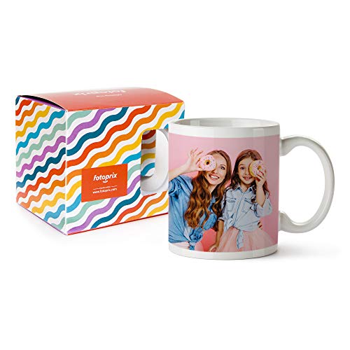 Fotoprix Taza Personalizada con Foto y Texto | Regalo Original (Imagen Personalizada)