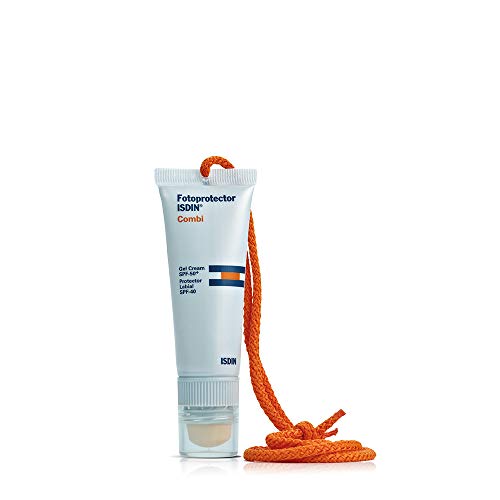 Fotoprotector ISDIN Combi - Fotoprotección 2 en 1: Protector solar para cara, cuerpo y labios, 20 ml