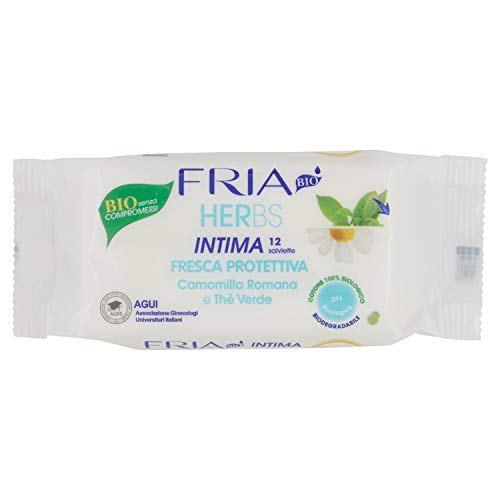 Fria FRIA HERBS ECOCERT toallitas íntimas bio protección 12 uds - kilograms