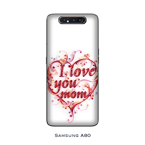 Funda Galaxy A80 Carcasa Samsung Galaxy A80 Día de la madre Mi heroína / Cubierta Imprimir también en los lados / Cover Antideslizante Antideslizante Antiarañazos Resistente a golpes Protectora R�