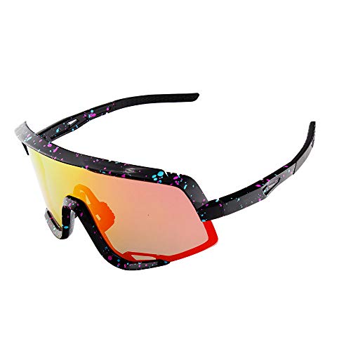 Gafas De Sol, Gafas Deportivas Polarizadas De Medio Marco para Montar Al Aire Libre, Gafas De Radiación De Viento Y Arena, para Conducir, Ciclismo, Golf, Pesca, Correr, Vela, Esquí,A