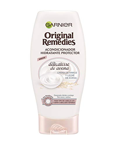 Garnier Original Remedies Acondicionador Suave Calmante Délicatesse de Avena, para Pelo Normal y Sensible - 250 ml