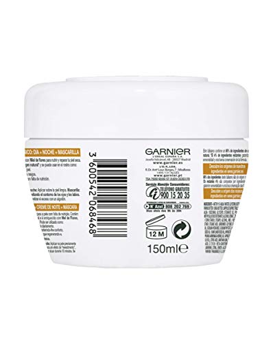 GARNIER Skin active bálsamo nutritivo botánico 3 en 1 con miel de flores 150 ml