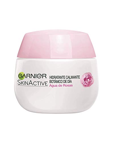 Garnier Skin Active Crema Calmante con Agua de Rosas, piel sensible, 50 ml