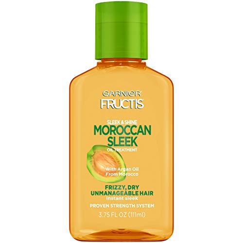 Garnier Sleek and Shine Moroccan Sleek Oil Treatment for Frizzy Dry Unmanageable Hair, 3.75 Fluid Ounce by Garnier