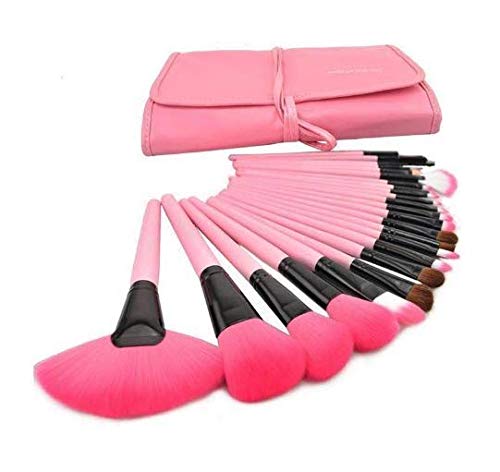 Gearmax® 24 Brochas Set Piezas Pincel Maquillar Brocha Conjunto de cepillos de Maquillaje Profesional compone el Bolso Set