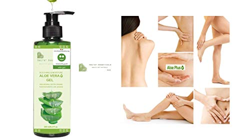 Gel de aloe vera, 100% orgánico para piel, cabello y cuerpo, 250 ml, de alta calidad, aloe Plus de Secret Essentials