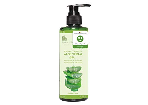 Gel de aloe vera, 100% orgánico para piel, cabello y cuerpo, 250 ml, de alta calidad, aloe Plus de Secret Essentials