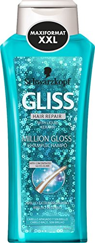 Gliss - Champú Million Gloss para Cabellos Apagados y sin brillo - 650 ml - Schwarzkopf