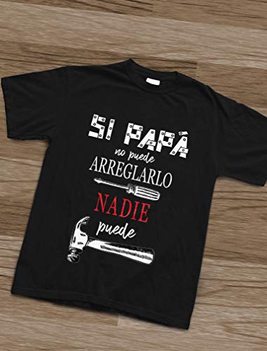 Green Turtle Camiseta para Hombre- Regalos para Hombre, Regalos para Padres. Camisetas Hombre Originales Divertidas - Si Papá no Puede Nadie Puede - - XX-Large Negro