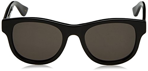 Gucci 0003S_001 (52 mm) gafas de sol, Black, 52 para Hombre