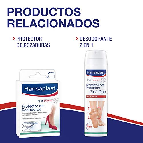 Hansaplast Apósito para ampollas grande, apósito transparente para un alivio instantáneo del dolor, apósitos adhesivos para los talones, 2 x 5 unidades