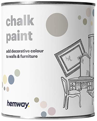Hemway - Pintura de Tiza con Acabado Mate - para Muebles y Paredes - Disponible en 14 Colores - 1 l