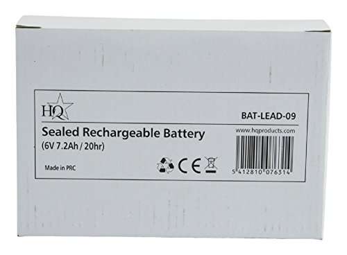 HQ BAT-LEAD-09 batería recargable - Batería/Pila recargable (Universal, Plomo-ácido, Negro, 110 x 160 x 40 mm)