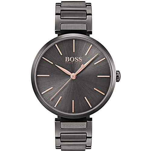 Hugo BOSS Reloj Análogo clásico para Mujer de Cuarzo con Correa en Acero Inoxidable 1502416