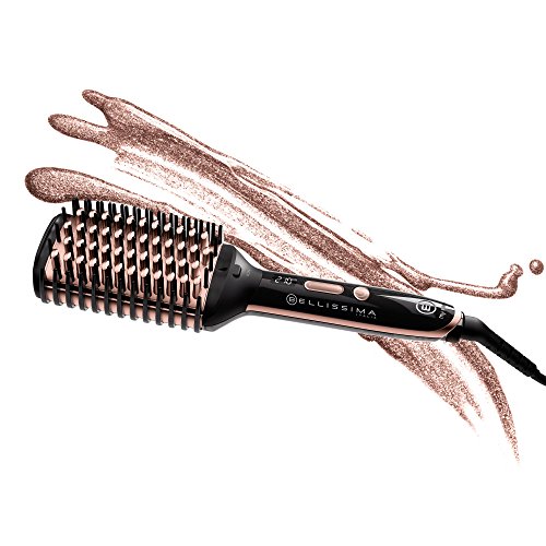 Imetec Bellissima My Pro Magic Straight Brush PB11 100 - Cepillo eléctrico alisador elegido, 3 lados externos calefactores, tecnología de iones, revestimiento de cerámica, 160 ºC a 210 ºC