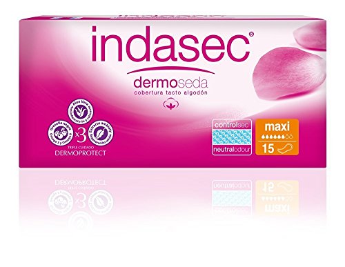 Indasec Discreet Compresa Incontinencia Maxi - 15 Unidades