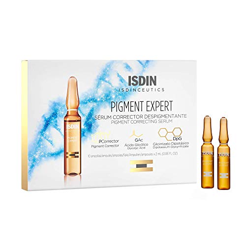 Isdin Isdinceutics Pigment Expert Serum corrector despigmentante facial | Previene y Trata las Manchas en la Piel Monodosis 30 x 2ml