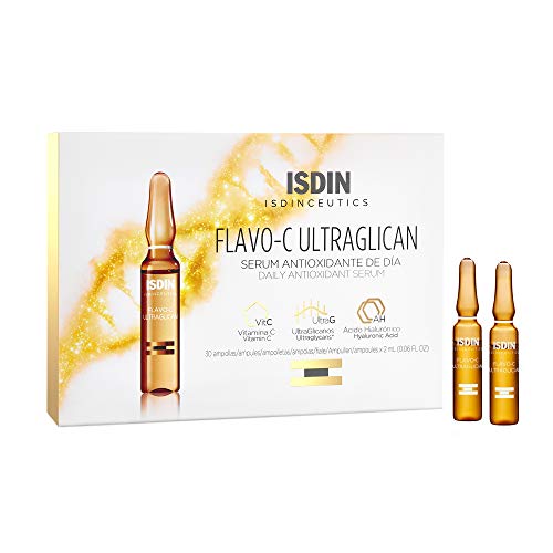 ISDIN Serum Facial Antioxidante De Día Flavo-C Ultraglican (10 Unidades)