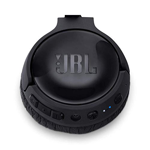 JBL Tune 600 BT ANC - Auriculares inalámbricos con Bluetooth y cancelación de ruido, sonido Pure Bass, 12h de música continua, negro