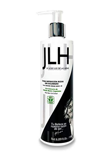 JLH Crema de Rizos con extracto de Células Madre Vegetales 180ml - 100% Vegano