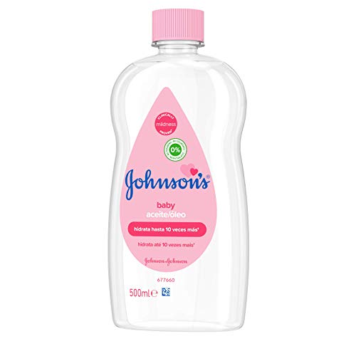 Johnson's Baby Aceite Regular, Deja la Piel Suave y Sana, Ideal para Pieles Delicadas - 3 x 500 ml