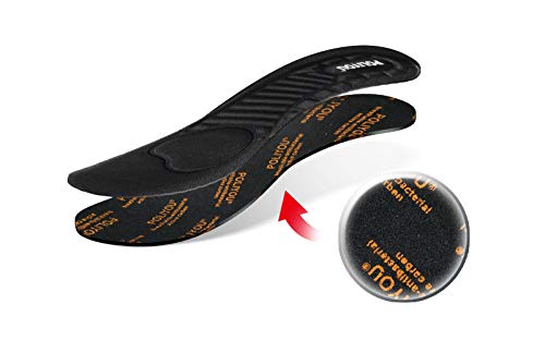 Kaps Plantillas Zapatos Control deOlor para Zapatillas de Deporte y Calzado Casual, con Forma Anatómica Hecho en Europa, Tallas (40 EUR)