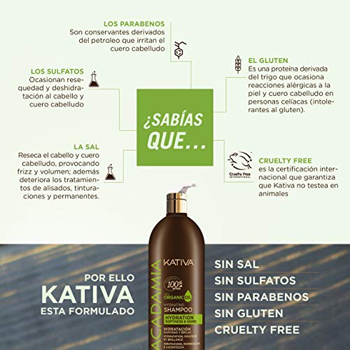 KATIVA MACADAMIA HYDRATING CONDITIONER 500 ML.