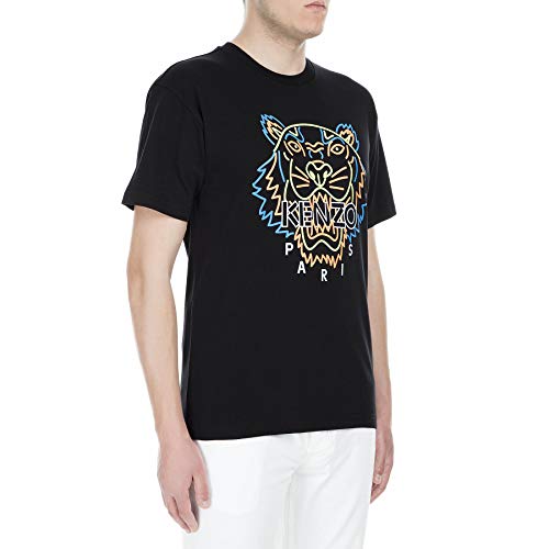 Kenzo Camiseta de Tigre Cara Negra Black Small