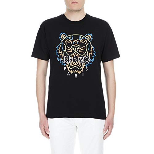 Kenzo Camiseta de Tigre Cara Negra Black Small