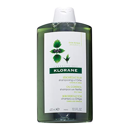 Klorane Shampoo with Nettle Mujeres No profesional Champú 400ml - Champues (Mujeres, No profesional, Champú, Cabello graso, 400 ml, Voluminizadora)