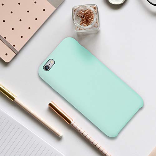 kwmobile Funda Compatible con Apple iPhone 6 / 6S - Carcasa de TPU para móvil - Cover Trasero en Menta Mate