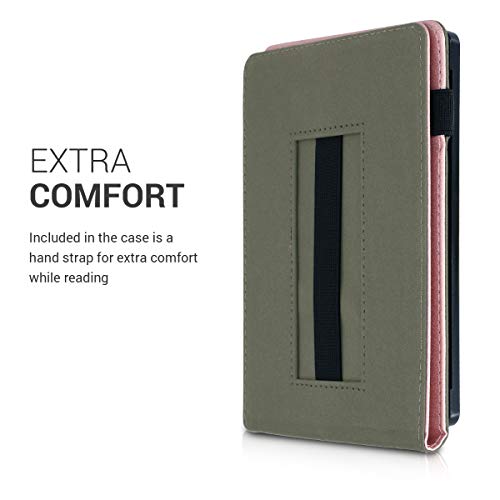 kwmobile Funda Compatible con Kobo Aura One - Carcasa con Tapa y Soporte - Case Flip de