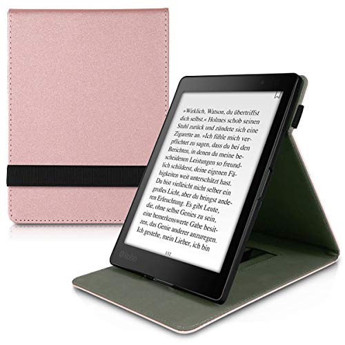 kwmobile Funda Compatible con Kobo Aura One - Carcasa con Tapa y Soporte - Case Flip de