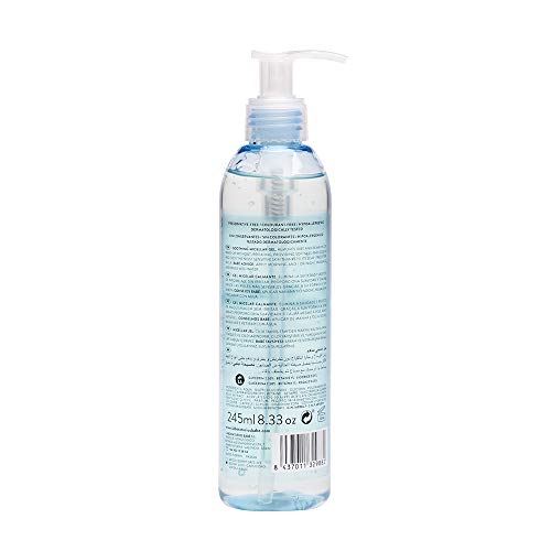 Laboratorios Babé - Gel Micelar Calmante 245 ml, Limpieza e Higiene Facial, Uso Diario, Unisex, Piel Sensible, Piel Mixta, Para Todo Tipo de Piel, Piel Atópica, Tranquilizante, Desmaquillante