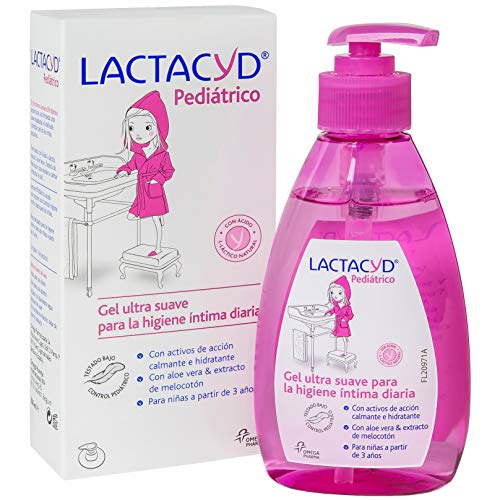 LACTACYD Gel de Higiene Íntima Pediátrico para Niñas a Partir de 3 Años -200 ml