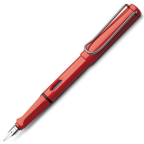 Lamy FH05251 Safari 16 - Pluma estilogrfica (punta fina), color rojo