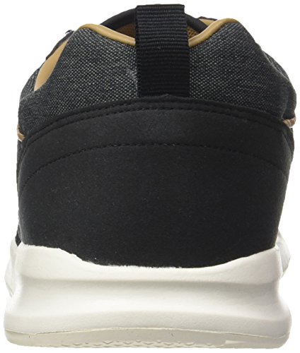 Le Coq Sportif LCS R600 2 Tones, Entrenadores Bajos para Hombre, Negro (Black/Tan), 41 EU