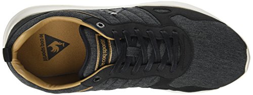 Le Coq Sportif LCS R600 2 Tones, Entrenadores Bajos para Hombre, Negro (Black/Tan), 41 EU