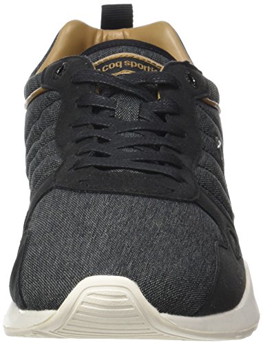 Le Coq Sportif LCS R600 2 Tones, Entrenadores Bajos para Hombre, Negro (Black/Tan), 41 EU