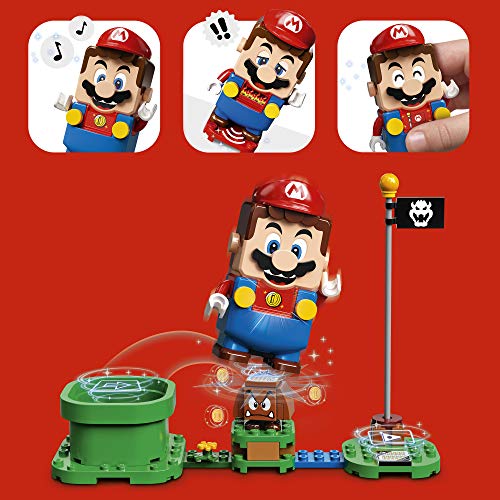 LEGO Super Mario - Pack Inicial: Aventuras con Mario, juguete y regalo creativo para niños y niñas, set LEGO interactivo con figuras de LEGO Mario, Bowsy y un Goomba (71360)