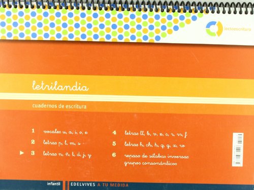 Letrilandia Lectoescritura cuaderno 3 de escritura (Pauta Montessori) (A tu medida (Entorno lógica matemática)) - 9788426371416